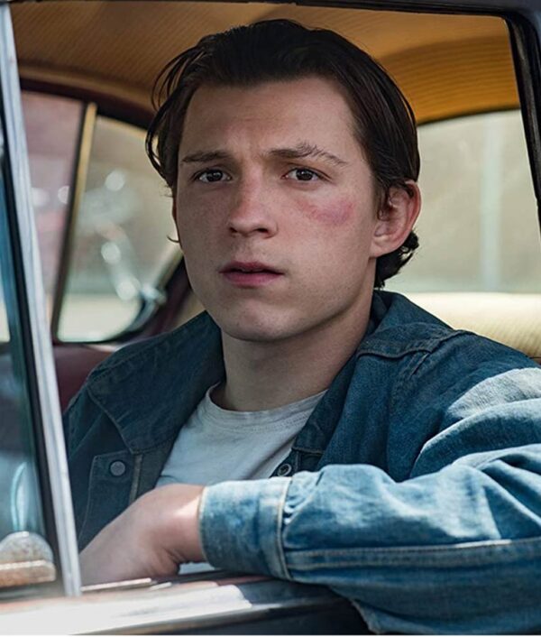 Tom Holland The Devil All the Time Trucker Jacket