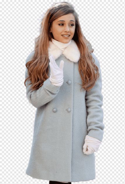 Ariana Grande American Singer Blue Coat