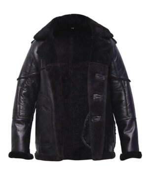 Ben Barnes The Punisher 2 Shearling Fur Leather Jacket
