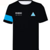 Detroit Become Human Connor Black T-shirt