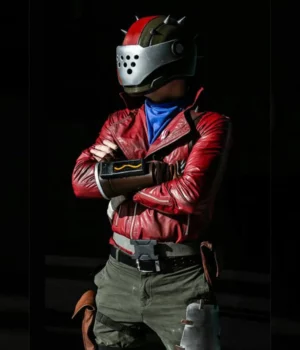 Fortnite Rust Lord Red Leather Jacket