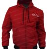 Jimmy Hurdstrom Yellowstone S04 Red Bomber Jacket Front