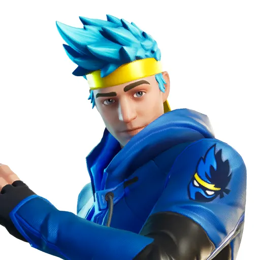 Ninja Fortnite Blue Jacket