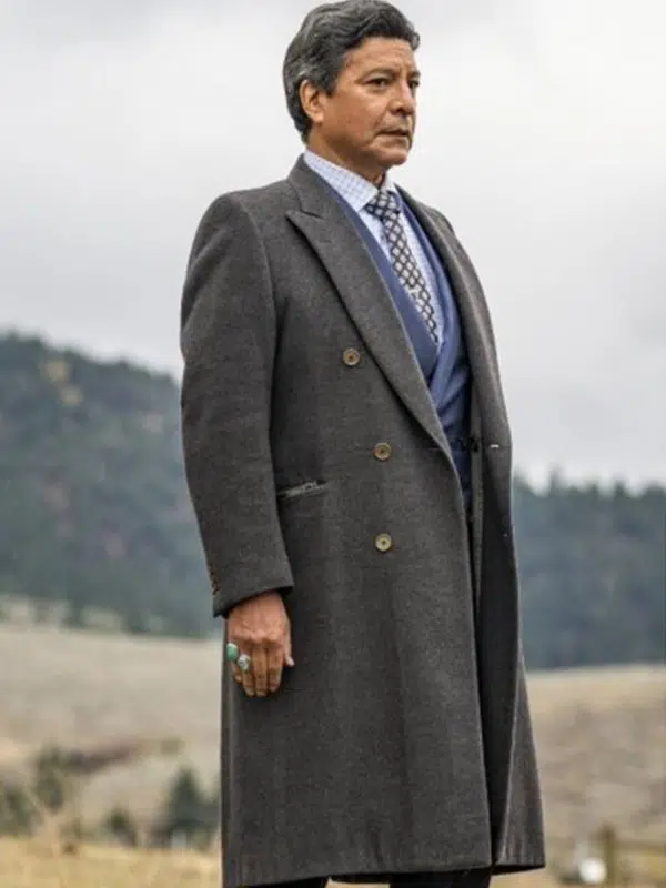 Thomas Rainwater Yellowstone Long Grey Coat