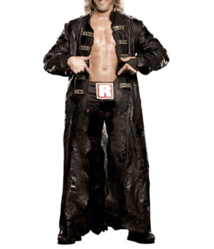 WWE Wrestler Mattel Edge Elite Leather Trench Coat