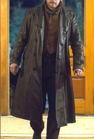 Yellowstone Cole Hauser Leather Long Coat
