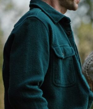 Yellowstone S04 Jamie Dutton Green Wool Jacket
