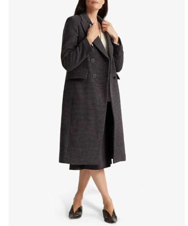 Christel Khalil The Young and the Restless Plaid Coat