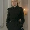 Inventing Anna S01 Julia Garner Black Long Coat