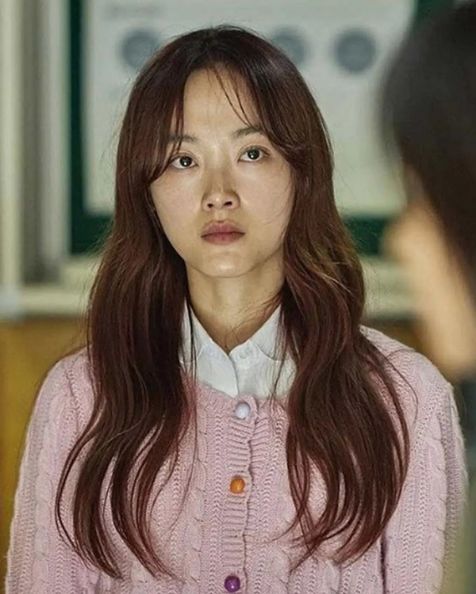 Lee Yoo-mi All Of Us Are Dead Pink Cardigan