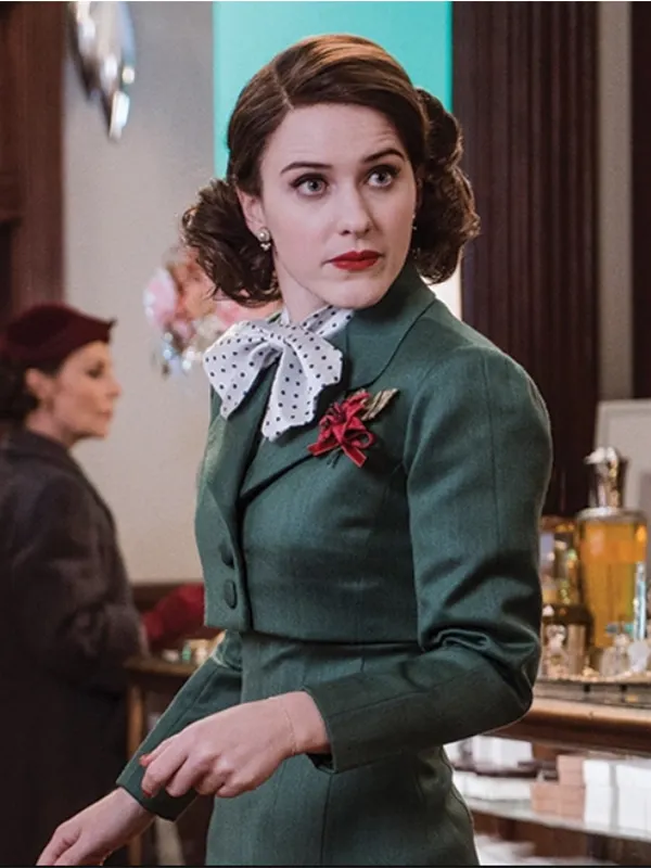 Miriam The Marvelous Mrs. Maisel Green Cropped Jacket