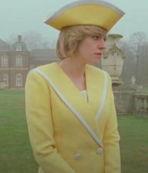 Princess Diana Spencer Yellow Wool Coat