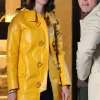 Rebecca Hall A Rainy Day In New York Yellow Coat
