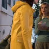 Rebecca Hall A Rainy Day In New York Yellow Hooded Coat