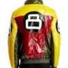 Red and Yellow 8 Ball Bubble Jacket