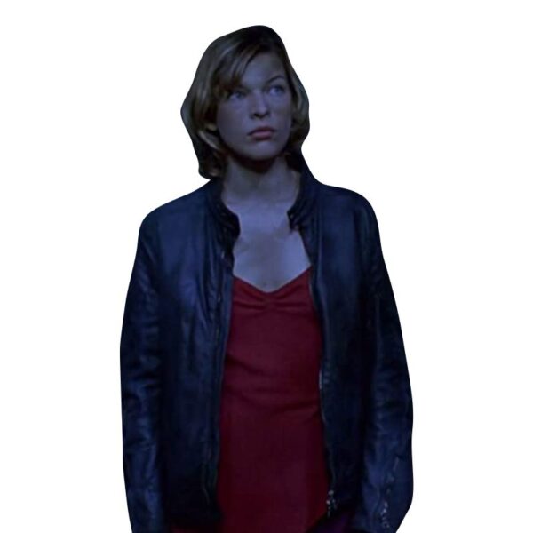 Resident Evil Milla Jovovich Leather Black Jacket