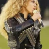 Super Bowl 50 Halftime Show Beyonce Bullets Leather Jacket