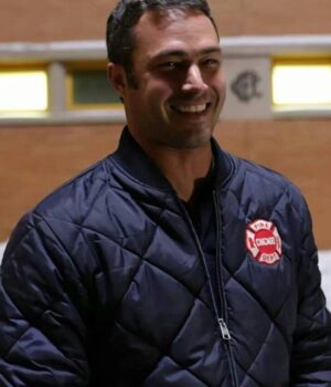 Taylor Kinney Chicago P.D. Quilted Jacket