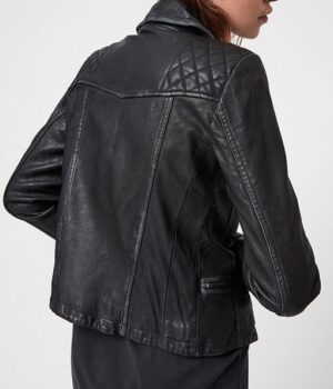 The Hitman’s Wife’s Bodyguard Sonia Kincaid Black Leather Jacket