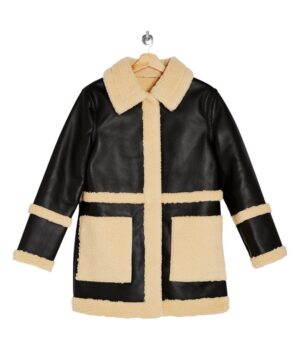 The Young And The Restless Madison Thompson Shearling Fur Leather Coat