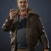 Victor Sullivan Uncharted 4 A2 Brown Bomber Leather Jacket