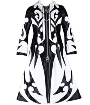 Video Game Kingdom Hearts Xemnas Costume Long Coat