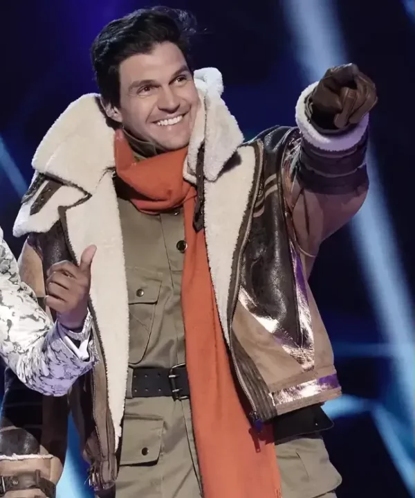 Barry Zito The Masked Singer Brown Suede Jacket
