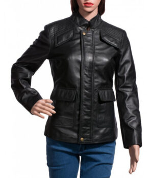 Shailene Woodley Divergent Dauntless Black Jacket