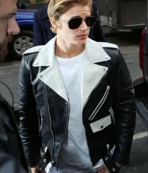 Justin Bieber Black and White Jacket