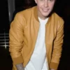 Justin Bieber Singer Varsity Brown Bomber Jacket