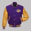 Lakers Los Angeles 1978-2020 Purple Varsity Jacket