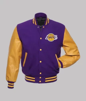 Lakers Los Angeles 1978-2020 Purple Varsity Jacket