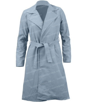 Mission Impossible Fallout Ilsa Faust Cotton Trench Coat Front