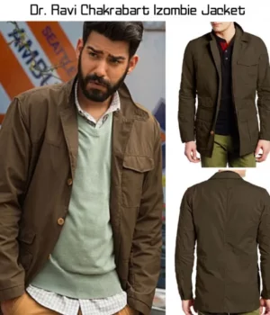 Rahul Kohli Izombie Brown Cotton Jacket