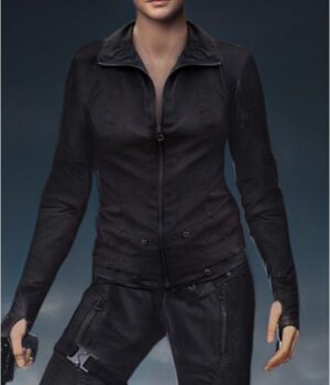 Shailene Woodley The Divergent Allegiant Black Leather Jacket