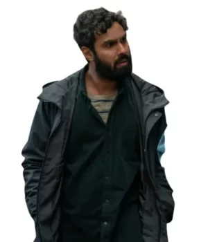 Suspicion Kunal Nayyar Black Puffer Jacket