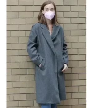 Tara Mcallister Suspicion Grey Wool Coat