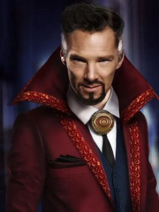 Benedict Cumberbatch Doctor Strange Long Red Coat
