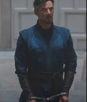 Doctor Strange in the MOM Faux Blue Jacket