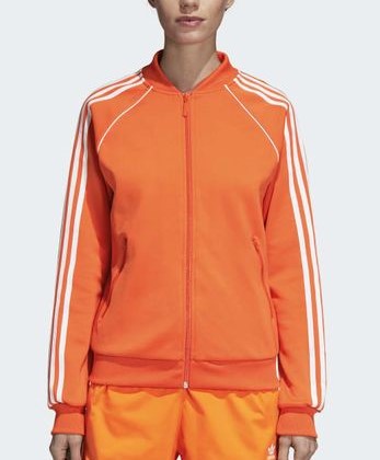 Fatin Jadmani The Wilds Orange Fleece Jacket front