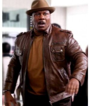 Mission Impossible Luther Stickell Rogue Nation Leather Jacket front