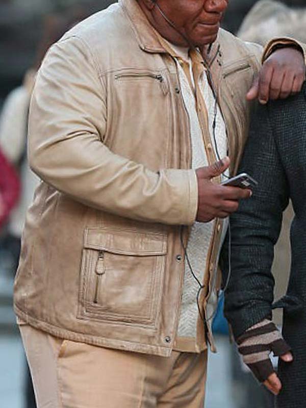 Mission Impossible Ving Rhames Fallout Leather Jacket side