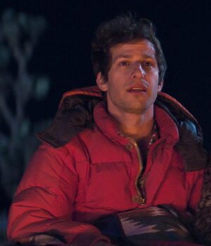 Nyles Palm Springs Red Hooded Jacket