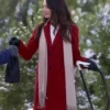 October Faction Alice Harlow Red Wool Coat front