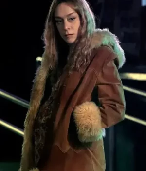Russian Doll Lenora Vulvokov Fur Brown Coat sidew