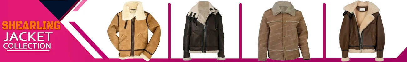 Shearling Jacket Collecton Category Banner LJB