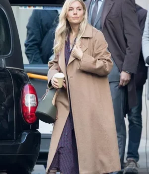 Sophie Anatomy of a Scandal Whitehouse Brown Trench Coat front