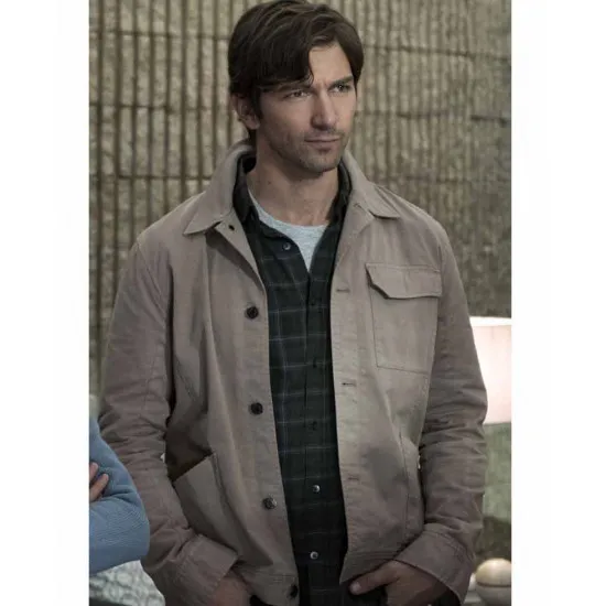 Steven Crain The Haunting of Hill House Grey Jacket front