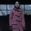 Tales from the Loop Young Girl Pink Wool Coat front