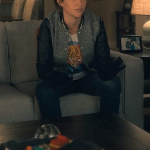The Haunting of Hill House Kate Siegel Varsity Jacket front
